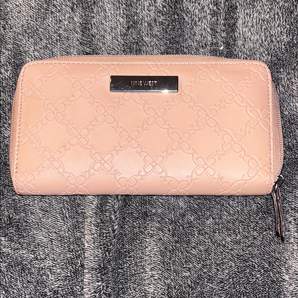 Nine West Blush Embossed Wallet